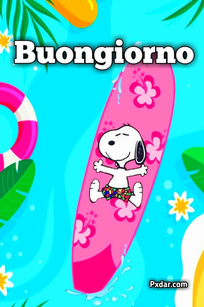 Buongiorno Snoopy Sabato