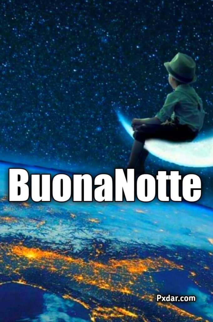 Gufo Buonanotte Con La Luna