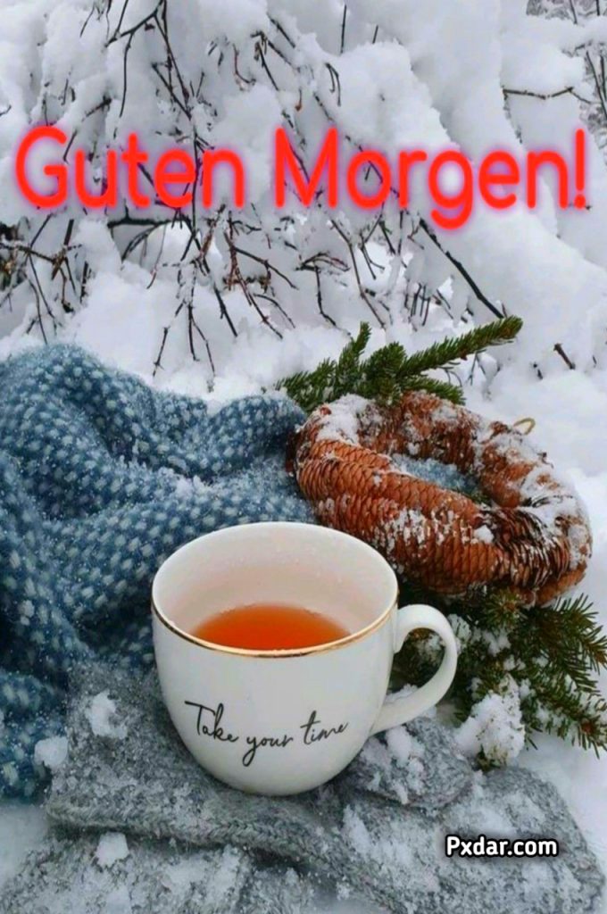 Guten Morgen Dienstag Winter