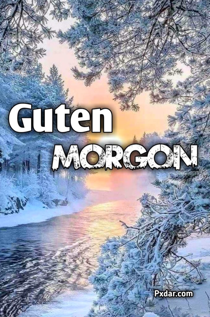 Guten Morgen Samstag Winter