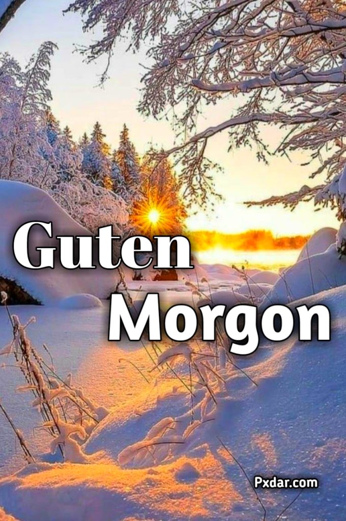 Guten Morgen Winterzeit Bilder