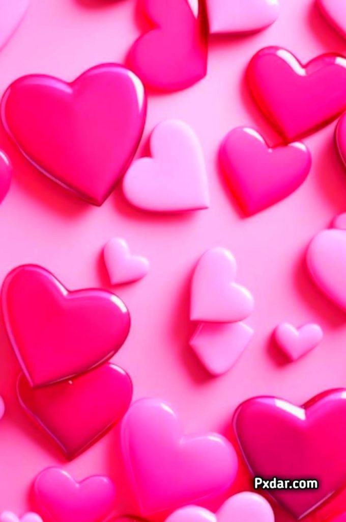 Pink Heart Background