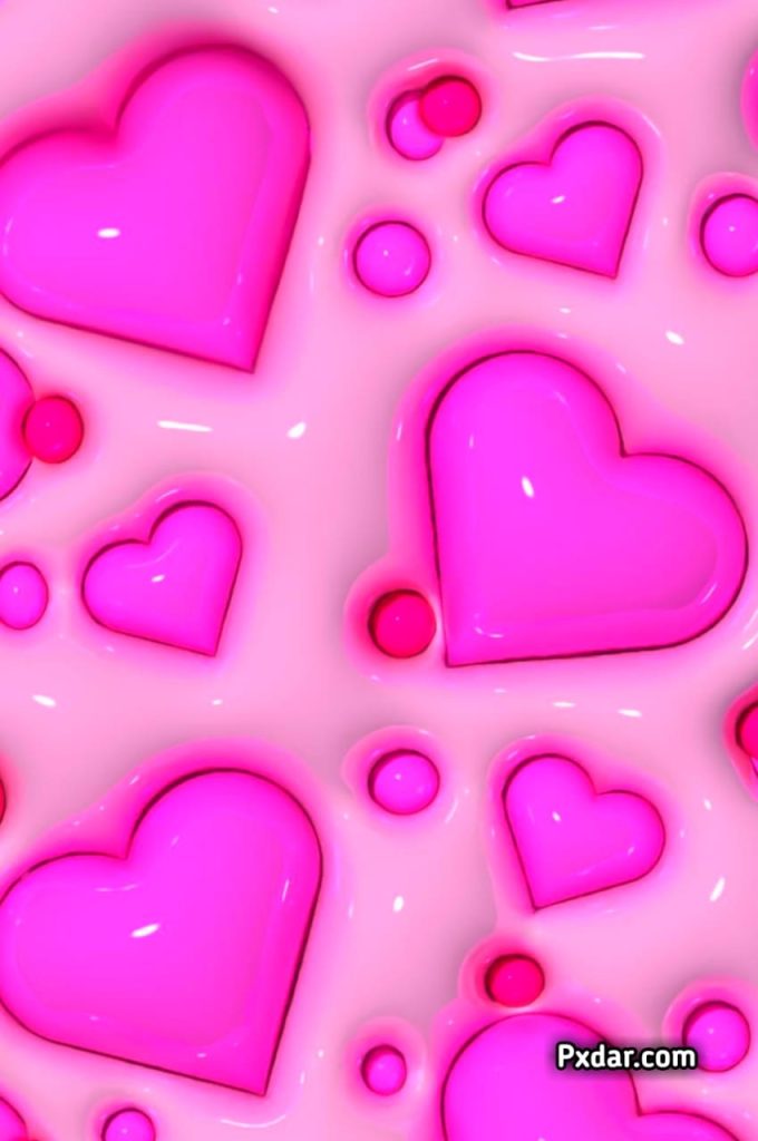 Pink Hearts Wallpaper