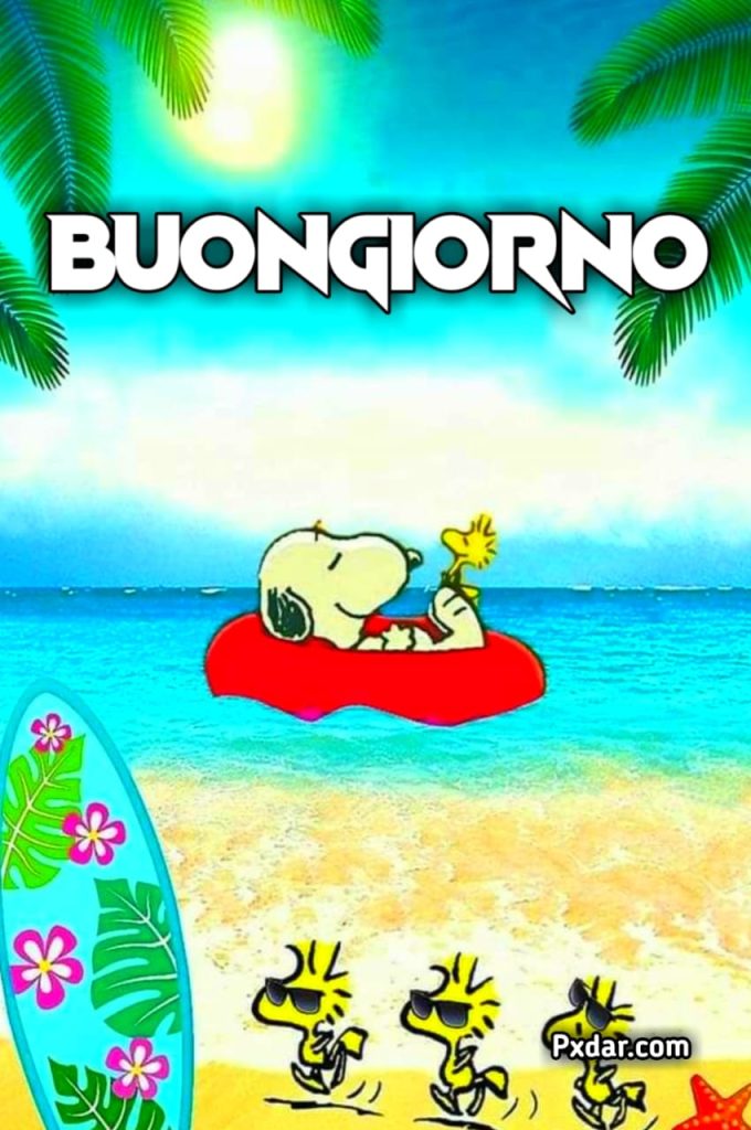 Simpatico Buongiorno Snoopy