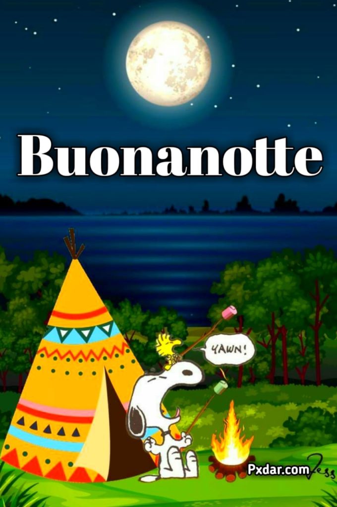 Snoopy Buonanotte Divertente