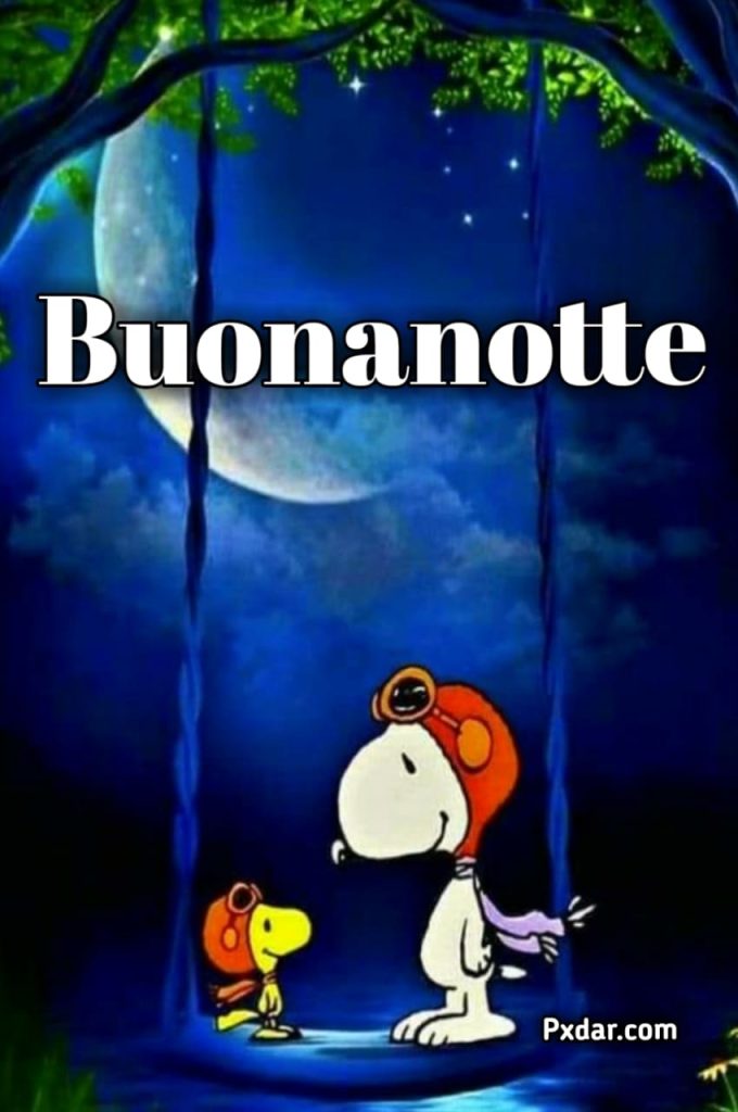 Snoopy Buonanotte Mafalda