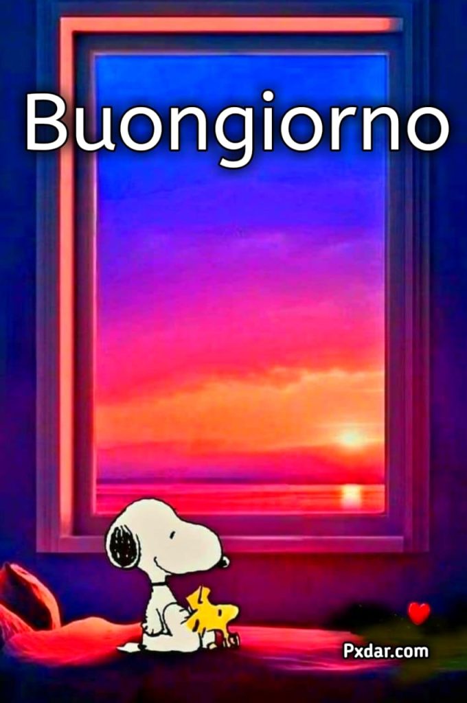 Snoopy Buongiorno Divertente