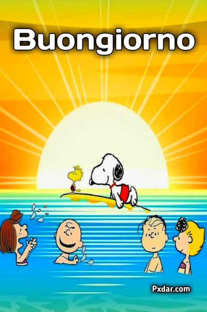 Snoopy Buongiorno Mafalda