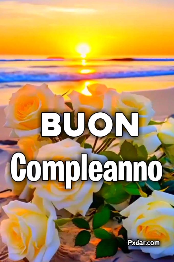 Buon Compleanno Fiori Eleganti