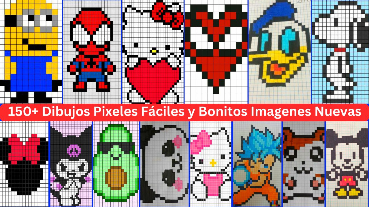 150+ Dibujos Pixeles Fáciles Y Bonitos Imagenes Nuevas 2024