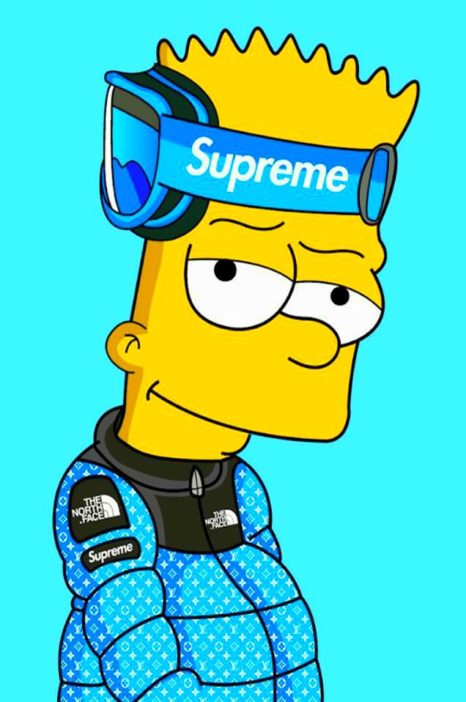 Bart Simpson Stoned Wallpaper