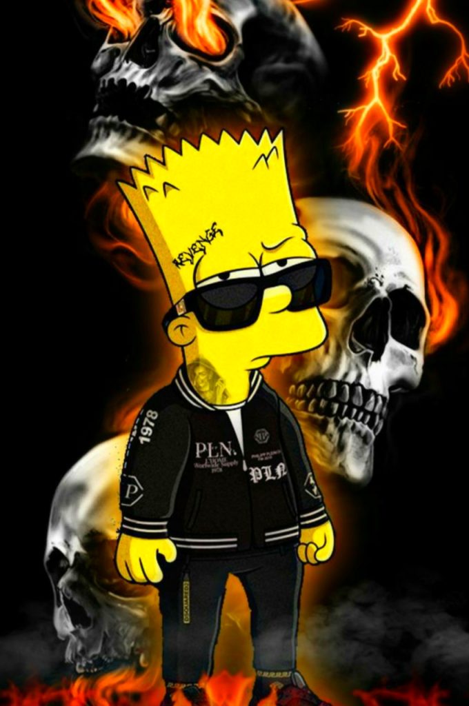 Depressed Bart Simpson Wallpaper