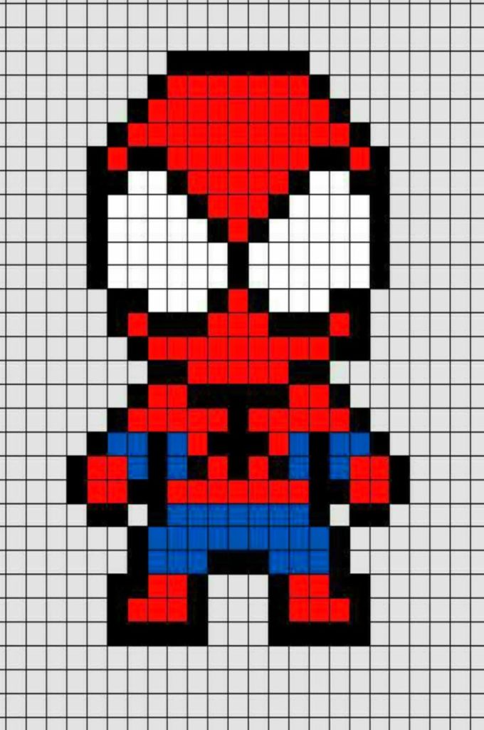 Dibujos Pixelados Fáciles Y Bonitos