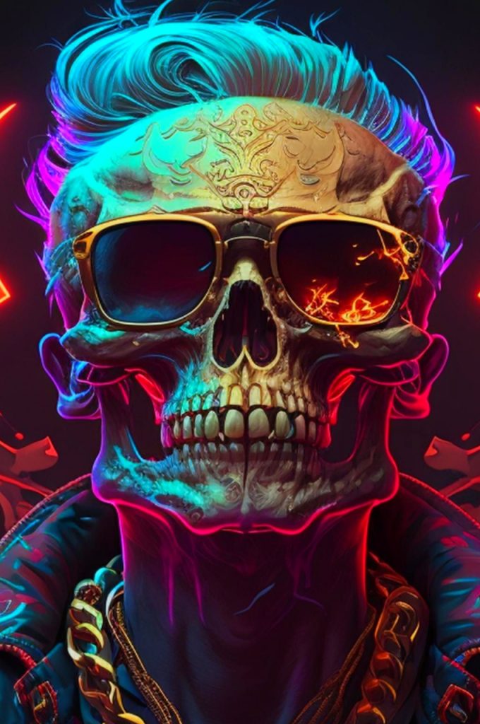 Fire Skull Wallpaper