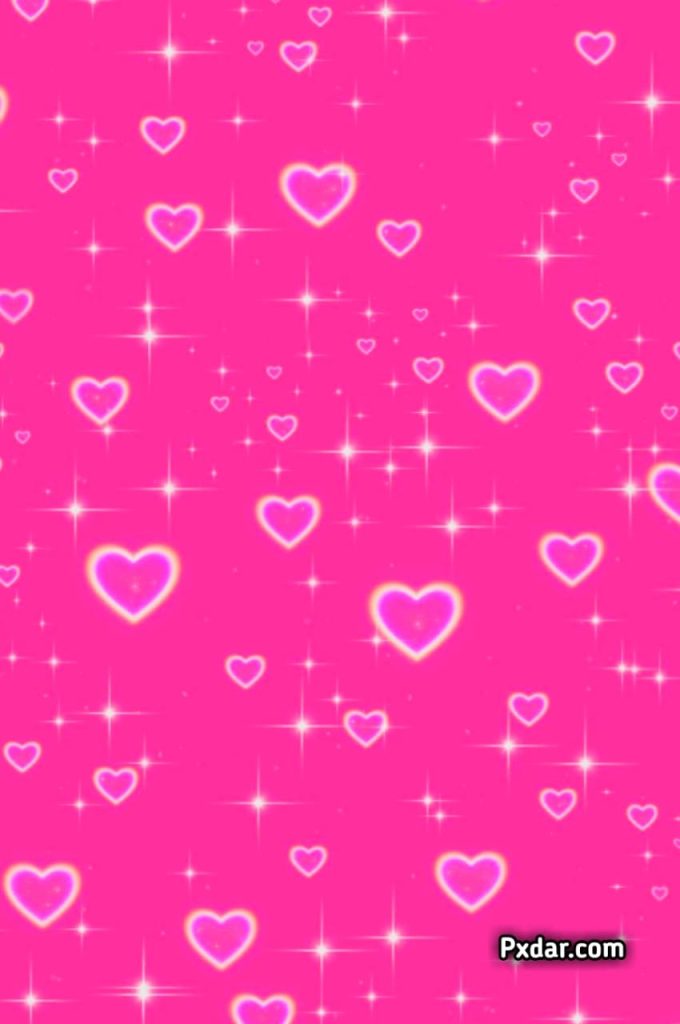 Love Pink Heart Wallpaper