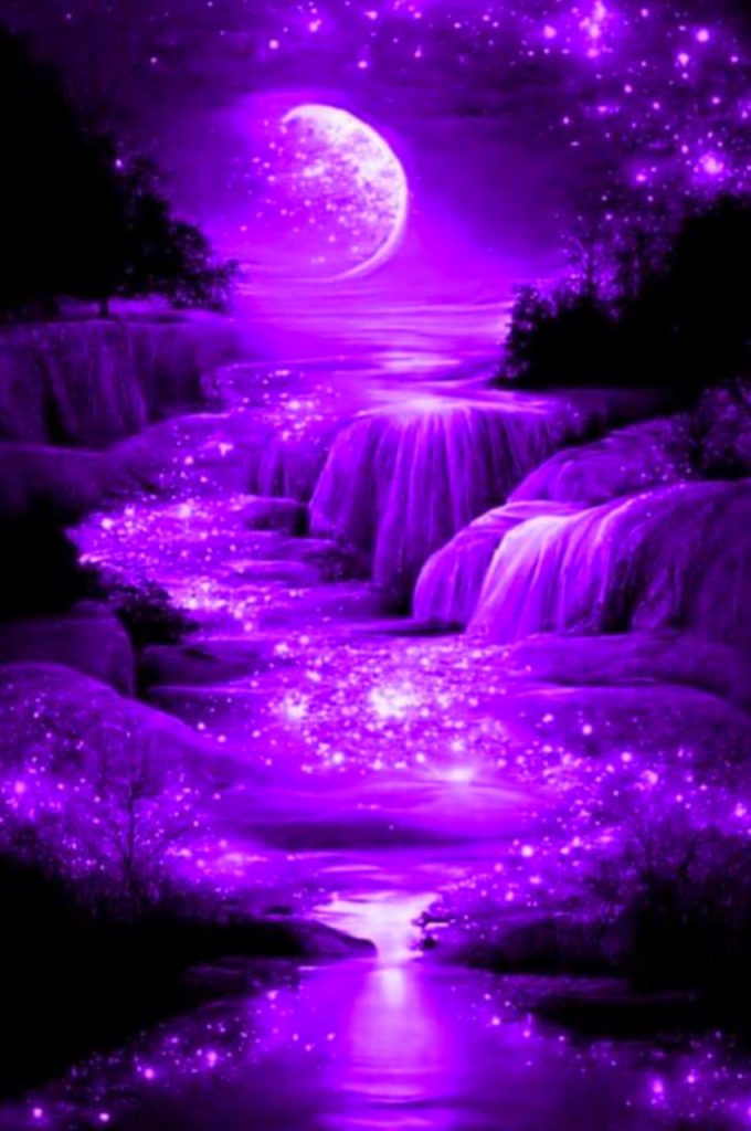 Purple Color Background Wallpaper