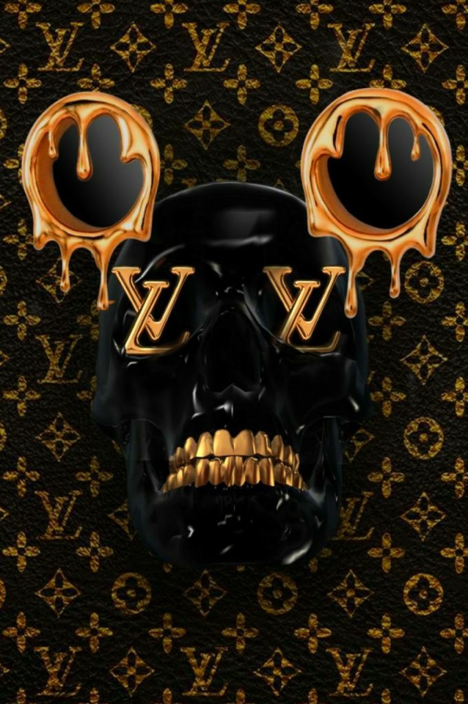 Red Louis Vuitton Wallpaper