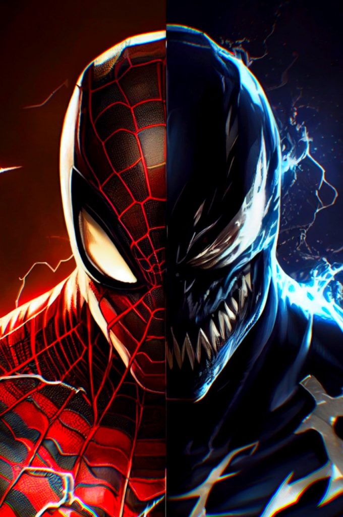 Spiderman And Venom Wallpaper