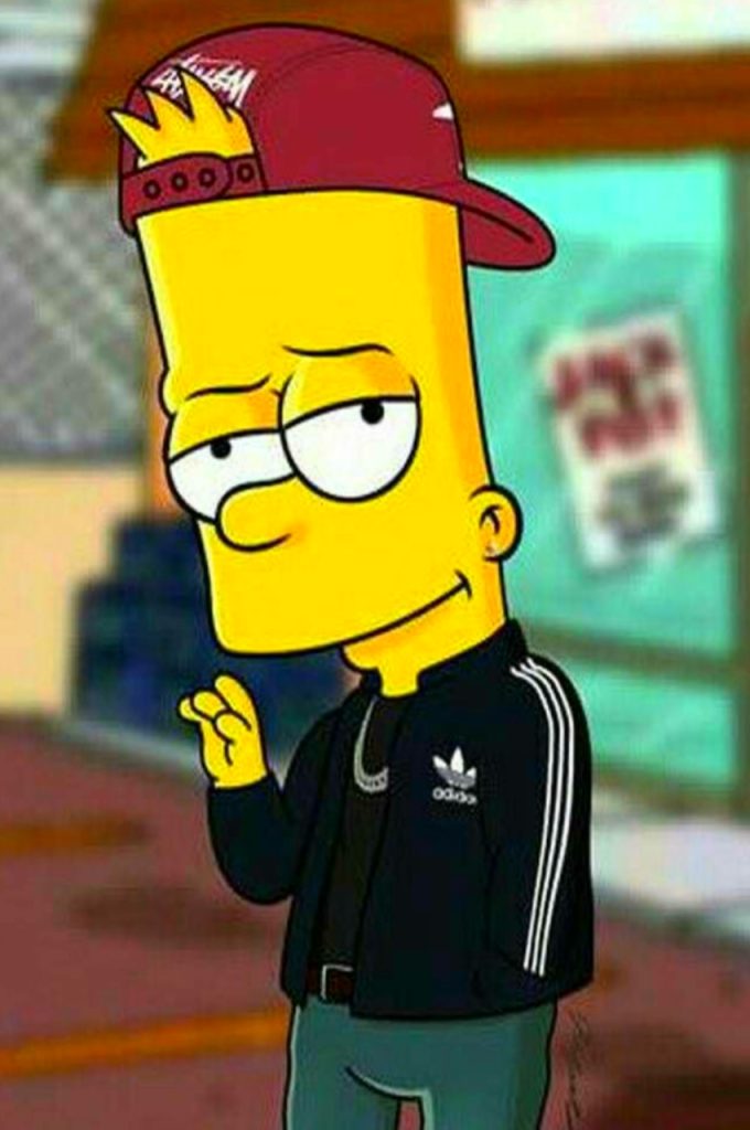 Trippy Bart Simpson Wallpap