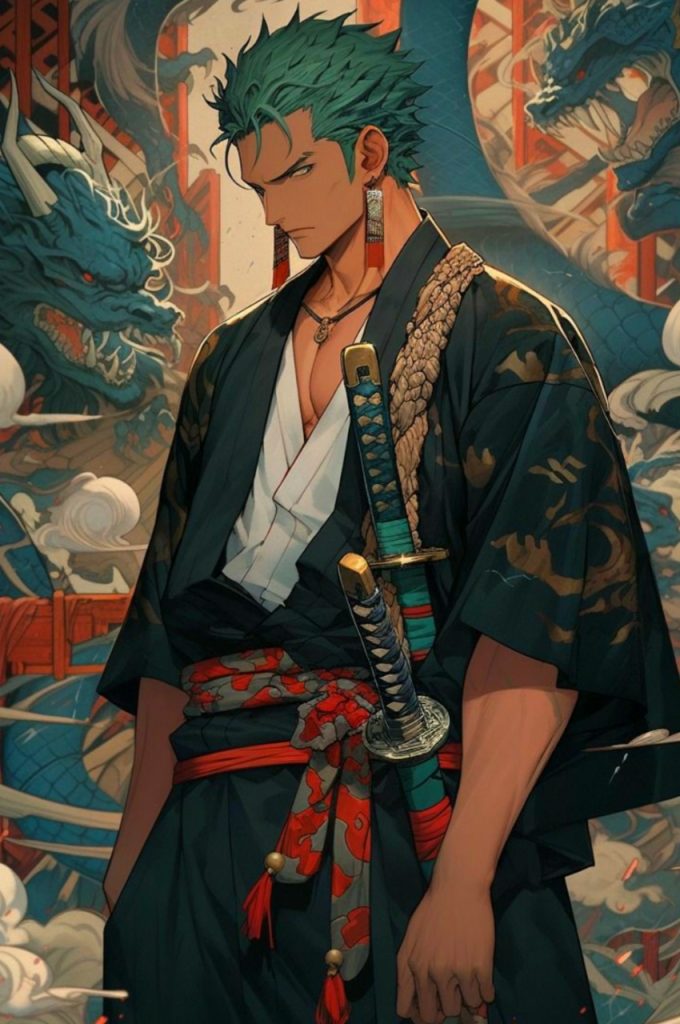 Zoro King Of Hell Wallpaper