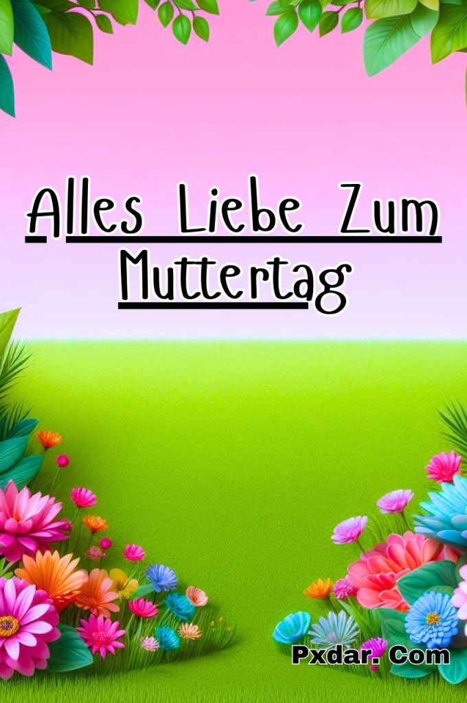 Allen Müttern Alles Liebe Zum Muttertag