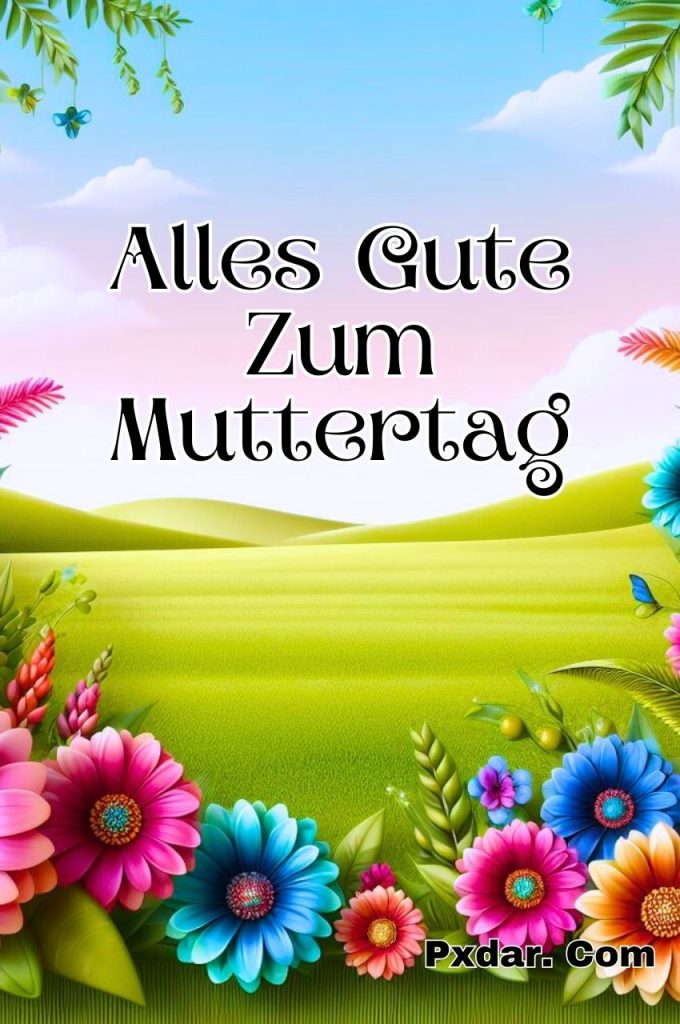 Alles Gute Zum Muttertag Schriftzug