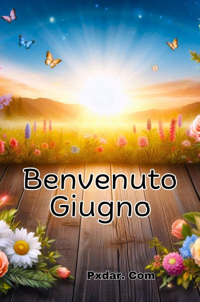 Buongiorno Benvenuto Giugno Immagini