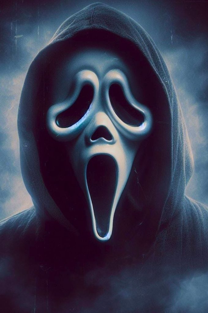 Ghostface Smoking Wallpaper