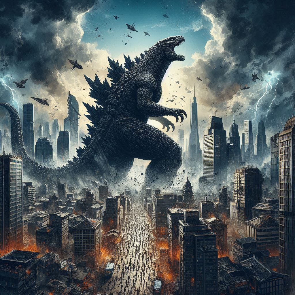 Godzilla Minus One Wallpaper 4k