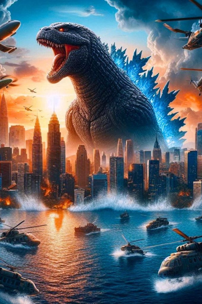 Godzilla Minus One Wallpaper Hd 4k