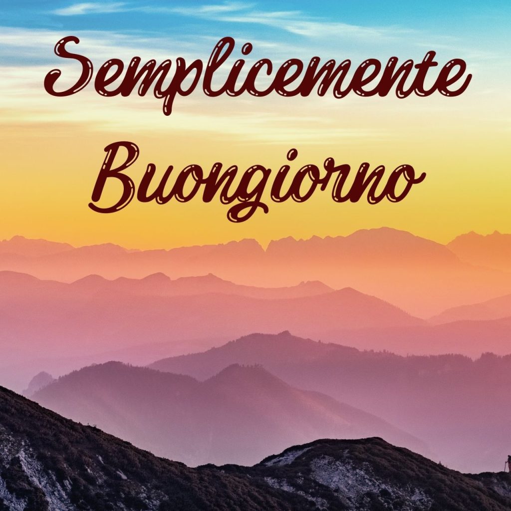 Mmagini Buongiorno, Buon Giorno