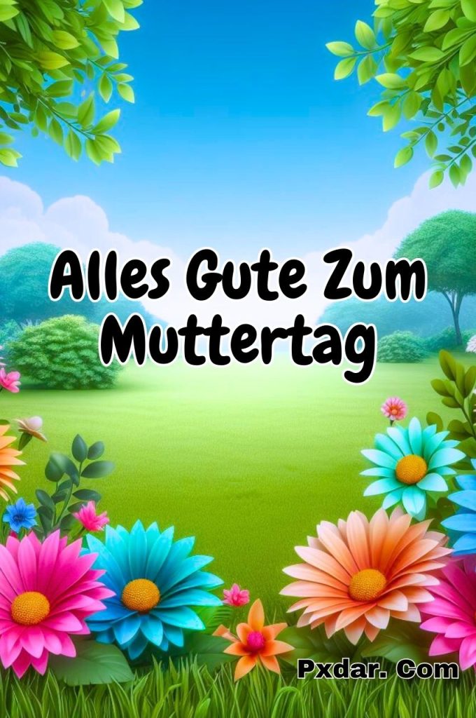 Sagt Man Alles Gute Zum Muttertag