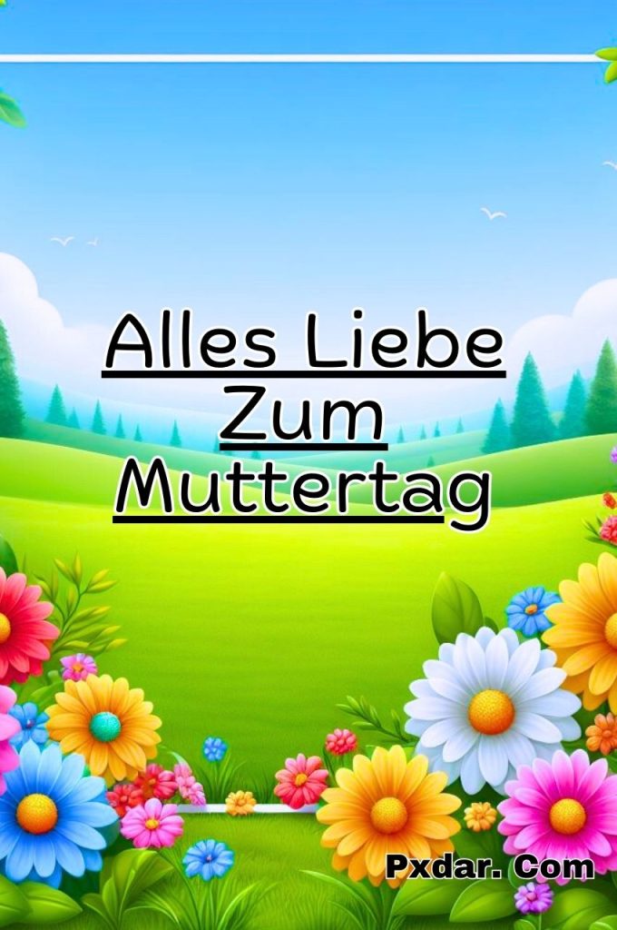 Zum Muttertag Alles Liebe