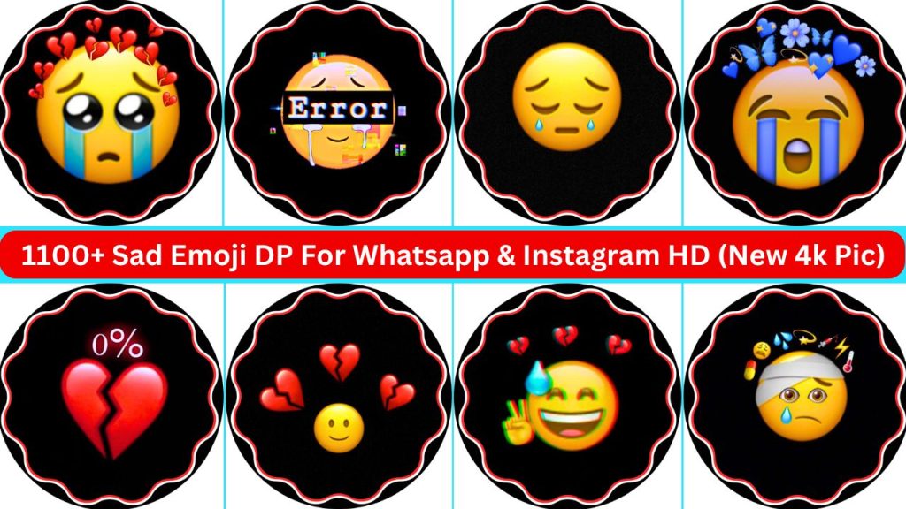 1100+ Sad Emoji Dp For Whatsapp & Instagram Hd (new 4k Pic 2024)