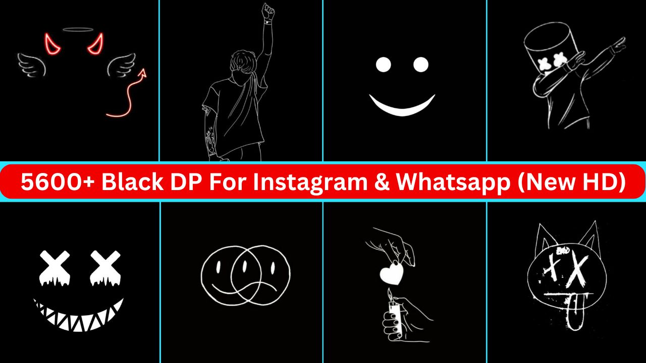 5600+ Black Dp For Instagram & Whatsapp Images 4k Wallpaper (new Hd 2024)