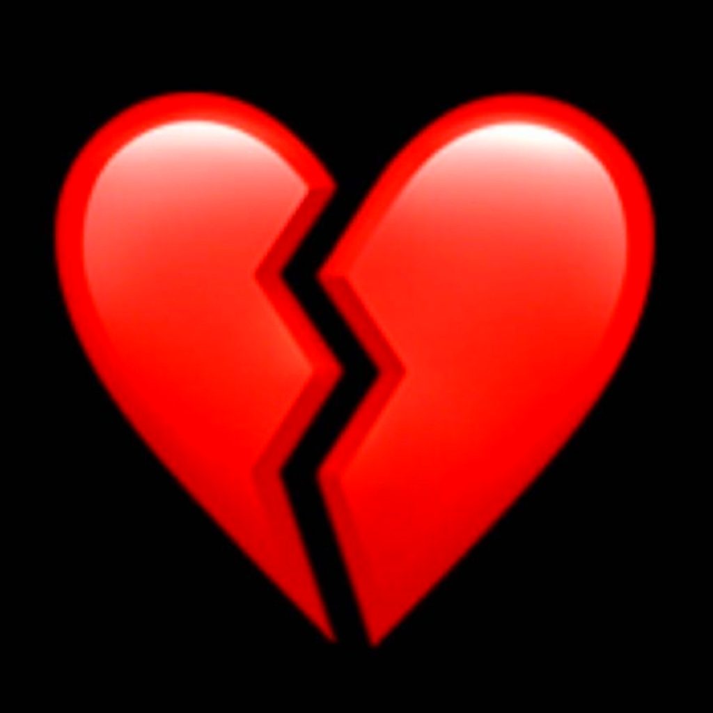 Broken Heart Emoji Dp