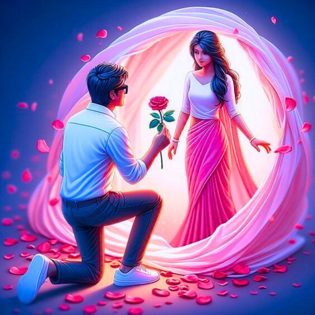 Cute Couple Dp Cartoon