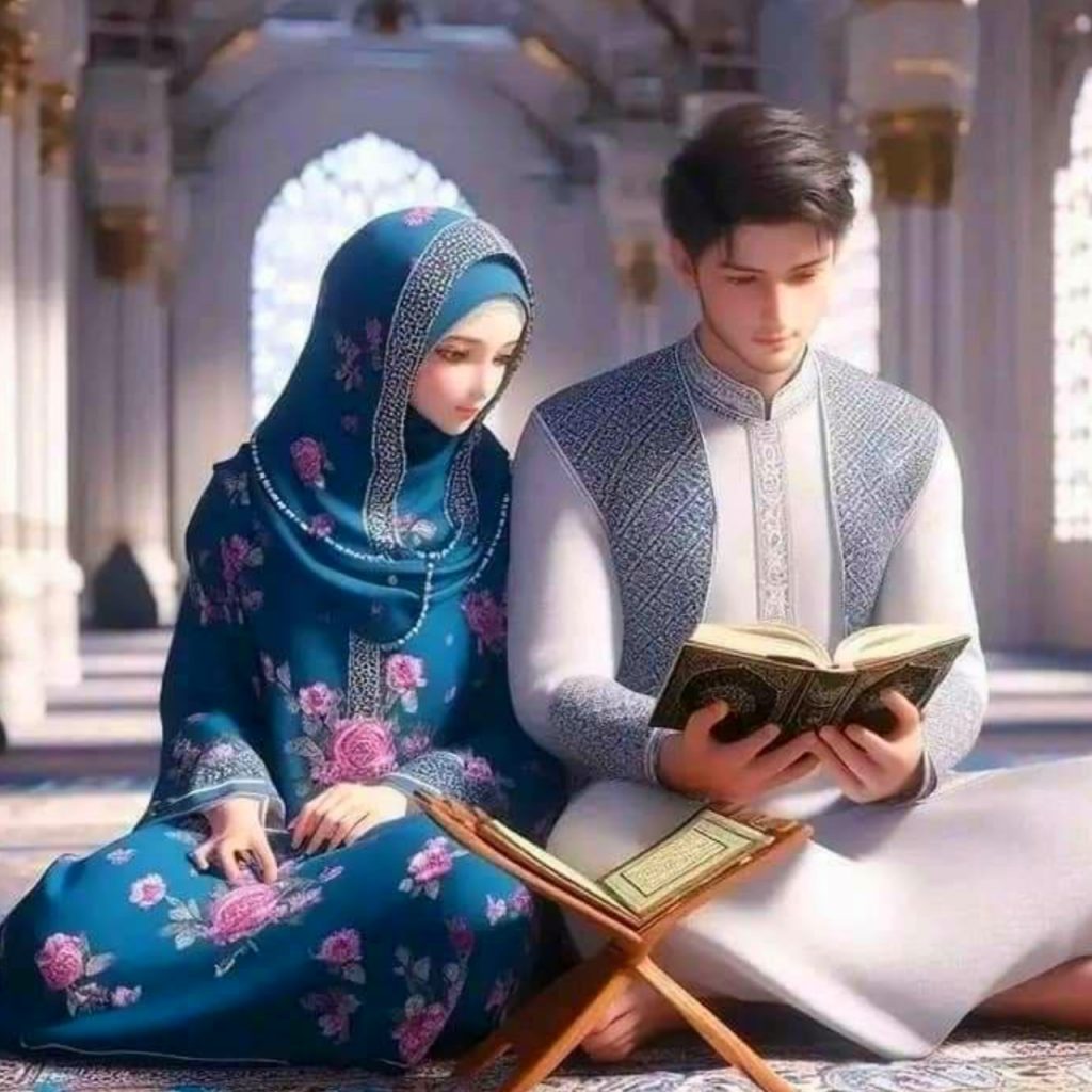 Cute Islamic Couples Dp