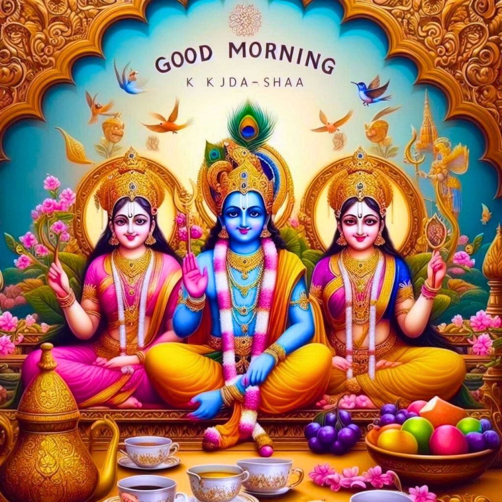 Good Morning Images Krishna Radha