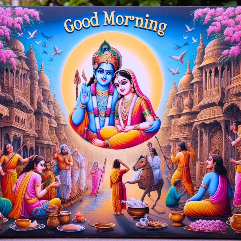 Good Morning Images With Radha Krishna