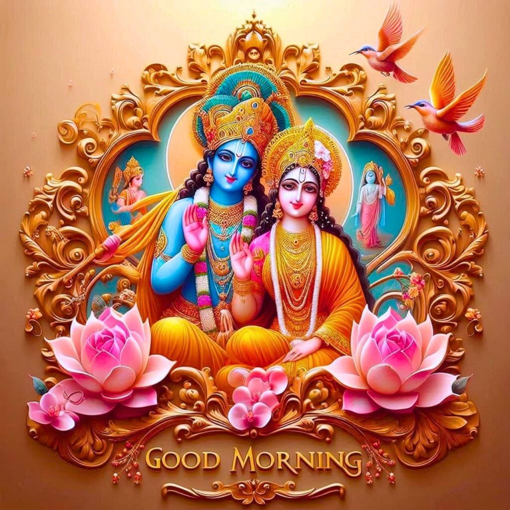 Good Morning Radha Krishna Love Images