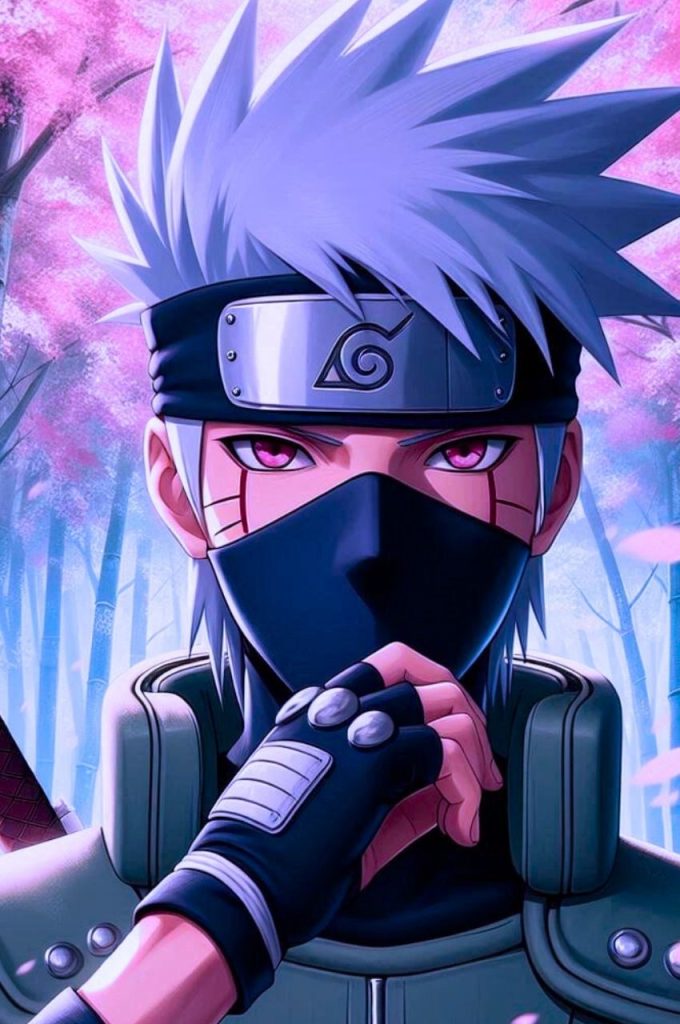 Kakashi Black And White Wallpaper