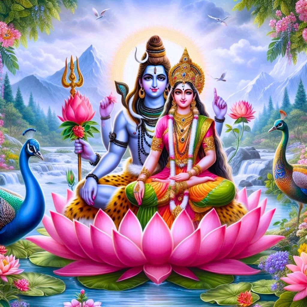 Lord Shiva And Parvati Images