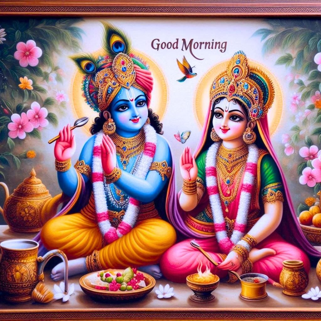 Love Good Morning Radha Krishna