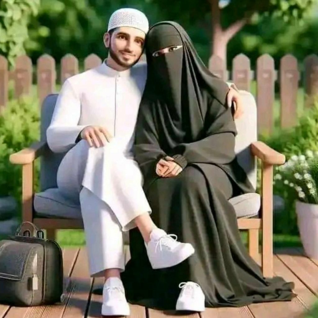 Muslim Wedding Couple