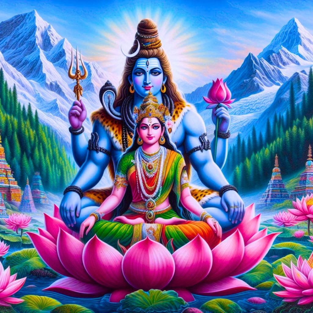 Shiv Parvati Hd Wallpaper