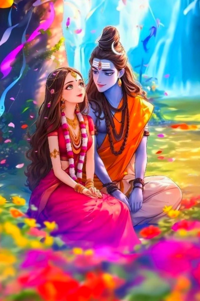 Wallpaper Of Shiva And Parvat